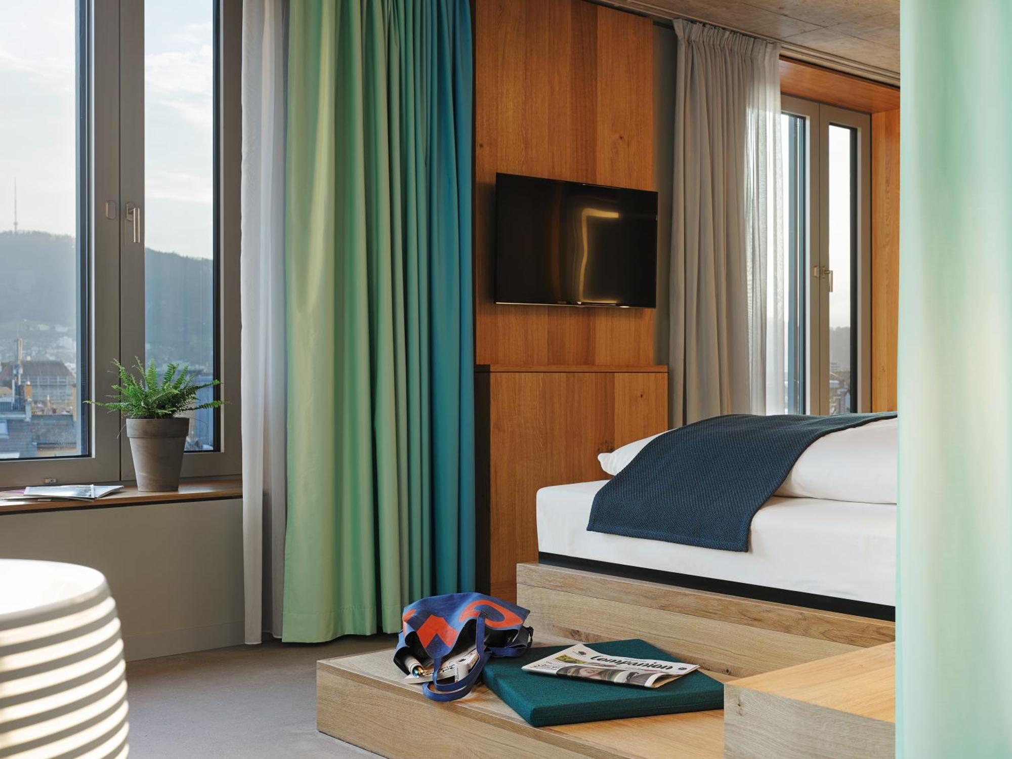 25Hours Hotel Langstrasse Curych Pokoj fotografie